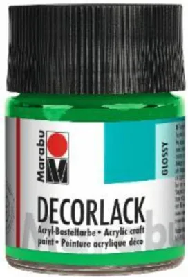 Zdjęcie produktu dla Farba akrylowa Marabu "Decorlack", jasnozielona, 50 ml, w słoiczku