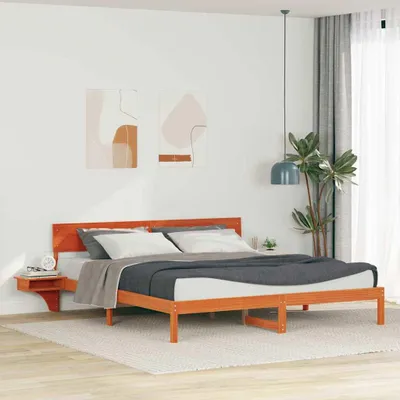 Produktbild von Möbel Bettgestell Wachsbraun 200 x 200 cm Massivholz Kiefer - Klassische Betten 3385750