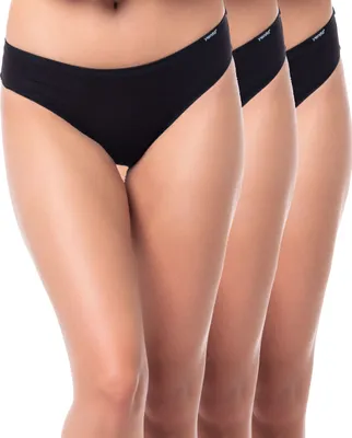 Produktbild von Yenita® Bikini-Slip  (3er Set) Modern-Collection M schwarz