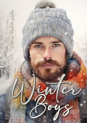 Produktbild von Winter Jungs Malbuch für Erwachsene