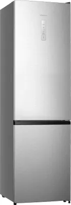 Produktbild von Hisense RB440N4ACD Kühl- und Gefrierkombination Freistehend 434 l D Edelstahl