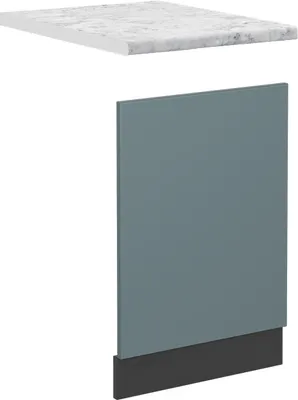 Produktbild von Frontblende Vicco R-Line Blau-Grau 45 cm , AP Marmor, Model 46228