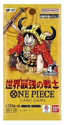 Produktbild von One Piece OP17 The World's Strongest Warriors Booster Japanisch