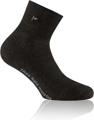Produktbild von ROHNER Fibre Light Quater Socken schwarz 42/44