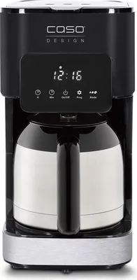 Produktbild von CASO Coffee Taste & Style Thermo - Kaffeemaschine - schwarz/silber