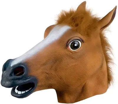 Produktbild von Pferdemasken – Tiermasken – Latexmasken – Pferde-Kostüme – Partydekoration – Nachhaltig und umweltfreundlich