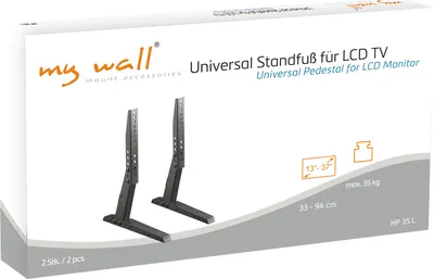 Obrázok produktu pre myWall HP35L, 94 cm (37"), 35 kg, 50 x 50 mm, 200 x 200 mm, Čierna