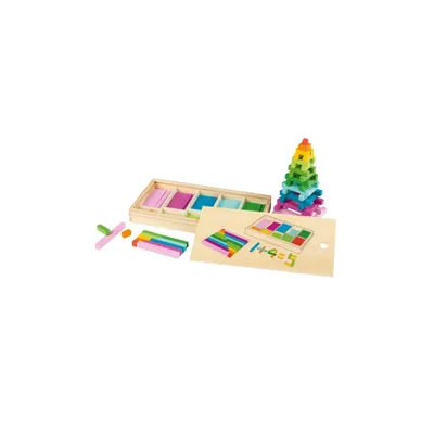 Produktbild von Playtive Holzspielzeug, nach MONTESSORI ART, Rechenstäbchen, ab 3 Jahre