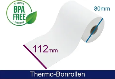 Image de Thermorolle - 112 80 25 (B/D/K) weiss, ca 70m