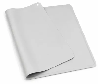 Tischset aus Silikon, abwischbar, 60x40 cm, grau
