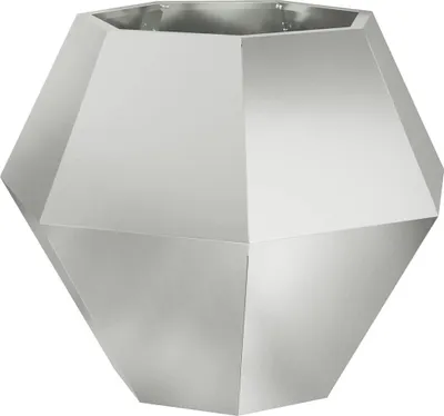 Immagine prodotto di vidaXL Fioriera Silver 75 x 75 x 60 cm Acciaio zincato
