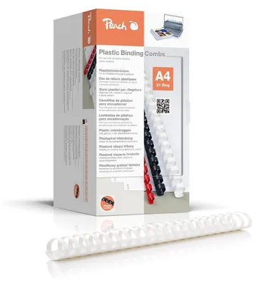 Immagine prodotto di Peach Binderücken A4  weiß   44mm  50 er-Pack