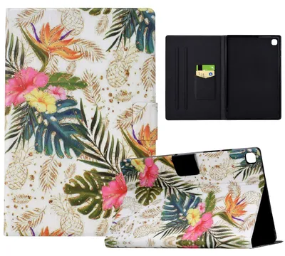 Produktbild von Für Samsung Galaxy Tab S6 Lite 2020 / 2022 / 2024 Kunstleder Tablet Tasche Hülle Case Etuis Motiv 5