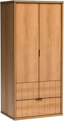 Produktbild von KIER FURNITURE EDEN v3 Kleiderschrank 156,4x205x39cm, 3 Türen, Weiß