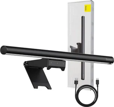 Produktbild von Baseus i-Wok 2 Lampe für Monitor mit Touchpanel (schwarz)