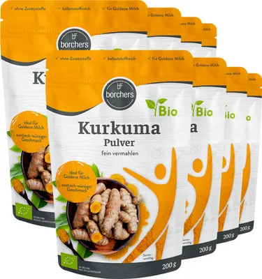 Produktbild von BORCHERS  Kurkuma Pulver (8x200g)