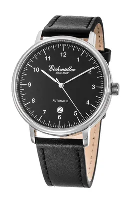 Produktbild von Eichmüller RE7003 Herren Automatikuhr Miyota 8215  Lederband schwarz 42 mm