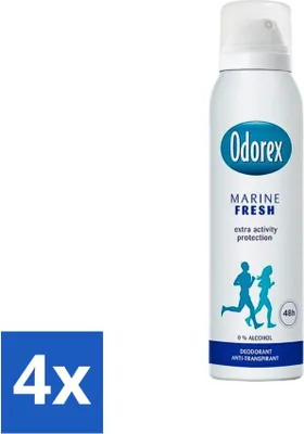 Produktbild von Odorex Deodorant Spray Marine Fresh 150 ml - Vorteilspack - 4 Stücke