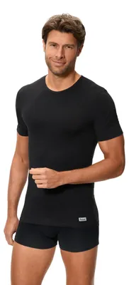 Productafbeelding van Abanderado heren thermisch katoenen T-shirt met korte mouwen, model 041Y