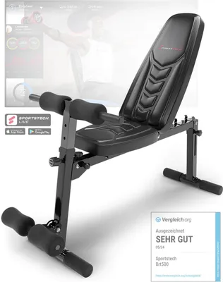 Produktbild von Sportstech Hantelbank BRT500 | 8in1 Multifunktion | Easy-Folding-System