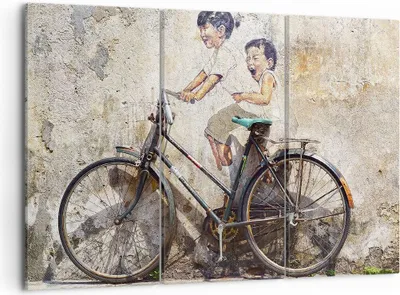 Produktbild von Bild auf Leinwand - Leinwandbild - Graffiti modern - 105x70cm - Wand Bild - Wanddeko - Wandbilder - Leinwanddruck - Bilder - Kunstdruck - Wanddekoration - Leinwand bilder - Wandkunst - CE105x70-3617