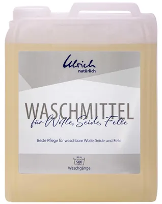 Produktbild von ULRICH natürlich Waschmittel für Wolle, Seide und Felle 5 Liter flüssig mit Lanolin