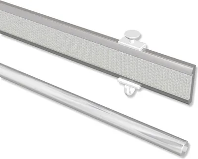 Produktbild von Interdeco Paneelwagen mit Klettband / Beschwerung, Aluminium Silbergrau Modell Easyslide, 100 cm