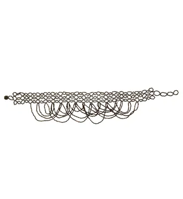 Produktbild von Schwarze Halskette mit dekorativem Halsband aus den 1920er Jahren, Hexe