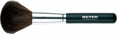 Produktbild von Beter 22246, Puderbürste, Abgerundet, Ziegenhaar, Schwarz, Braun, Silber, Frauen, 1 Stück(e)