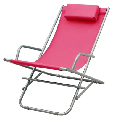Produktbild von Schaukelstühle 2 Stück Stahl Rosa