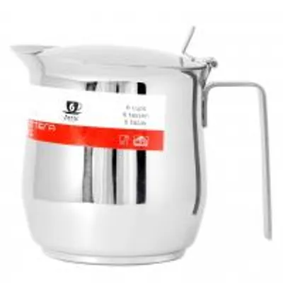 Immagine prodotto di HOMe Caffettiera Inox Servizio Tazze 6