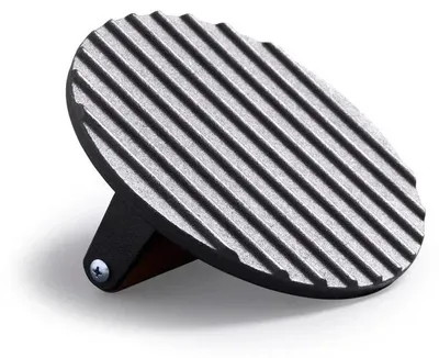 Produktbild von 1 runde Fleischpresse aus Gusseisen, zum Flachgrillen von Hamburger-Frikadellen