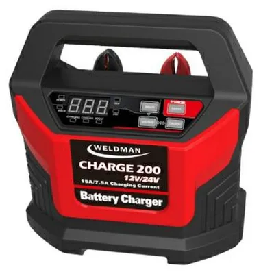 WELDMAN Prostownik Charge 200 12V/24V mit intelligentem Ladeprozess