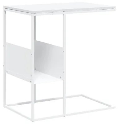 Produktbild von C-förmiger Beistelltisch, weiß, 55 x 36 x 59,5 cm