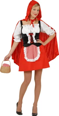 Produktbild von Rotkäppchen 4-teilig rot Damenkostüm S