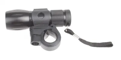 Image de Dunlop - Lampe avant de vélo - Lampe de poche - LED - Noir