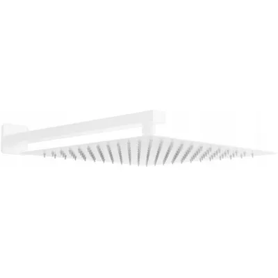 Image de Tête de douche carrée Slim - Pluie 30 x 30 cm + bras de douche, blanc (79130112-20)