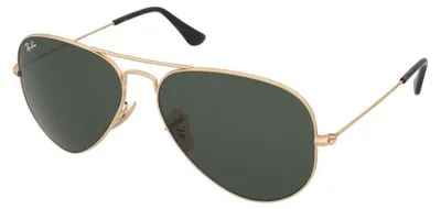Produktbild von Ray-Ban AVIATOR HAVANA COLLECTION, Erwachsener, Uni, Pilot, Gold, Nicht-polarisierte Linse, Metall