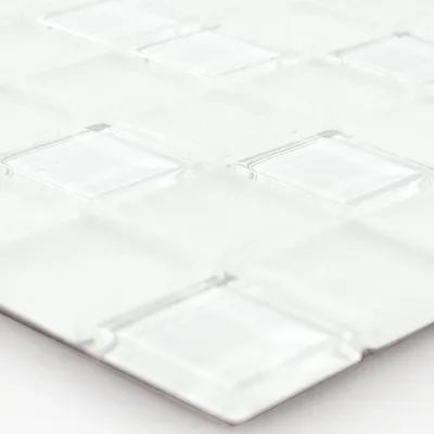Produktbild von Glasmosaik Marienthal Selbstklebend Weiss Uni