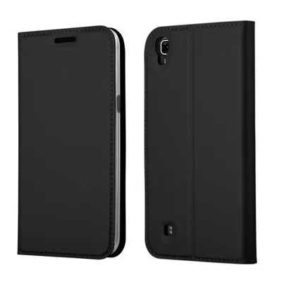 Immagine prodotto di Cadorabo custodia per cellulare per LG X POWER custodia protettiva in nero Cover Etui Book Case Booklet