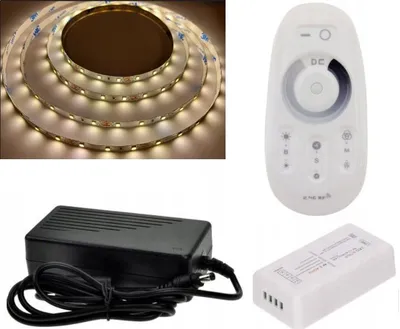 Image de Omako Bandeau LED 10m Blanc Neutre 60 LED/m 2835 RF
