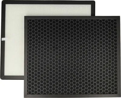 Produktbild von vhbw 2-teiliges Filter-Set kompatibel mit Levoit LV-PUR131, LV-PUR131S Luftreiniger - HEPA-Filter, Aktivkohlefilter