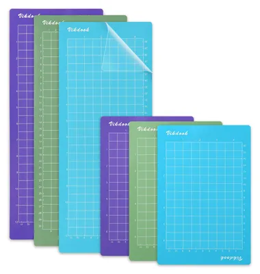 Productafbeelding van Snijmat - Set met verschillende kleefsterktes - voor hobbyplotters - afmetingen 30,5 x 11,4 cm en 16,5 x 11,4 cm