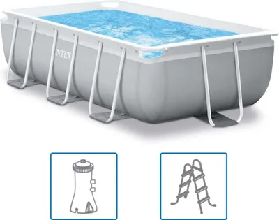 Produktbild von Intex Swimmingpool-Set Prism Frame Rechteckig 300 x 175 x 80 cm