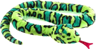 Immagine prodotto di Serpente di peluche, verde, lunghezza 170 cm