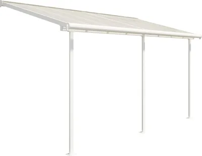 Produktbild von Palram - Canopia Aluminium Terrassenüberdachung Sierra Weiß 448x228x300 cm