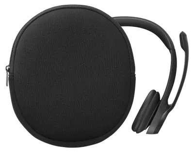Produktbild von kwmobile Neopren Kopfhörer Tasche für H390 - Kopfhörer Case - Hülle Reise Beutel für Headset Headphones - Weiche Over Ear Schutzhülle Schwarz