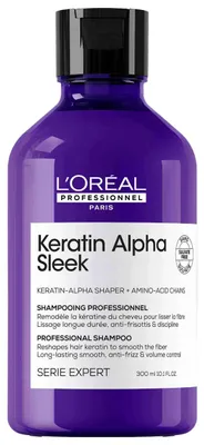 Imagen del producto de L'Oréal Professionnel Serie Expert Keratin Alpha Sleek Champú, 300 ml