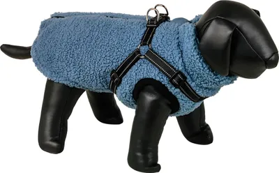 Produktbild von Nobby Hundemantel Plis 2 in 1 blau, Größe: 48 cm