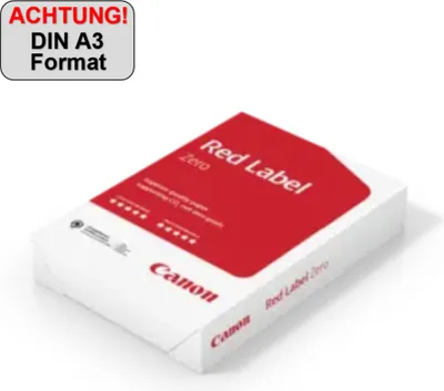 Produktbild von Canon Kopierpapier Red Label Zero 97006195 A3 80g 500Bl